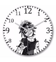 Gorillaz Duvar Saati Bombeli Gercek Cam