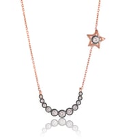 Hilalli Yıldız Kolye - Rose KL-0078