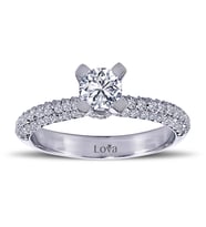 Lova Toplam 1,23 Karat Pırlanta Tektaş Yüzük - 1050167