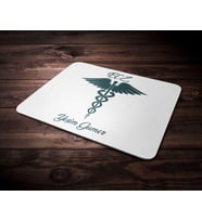 Kişiye Özel Eczaneci Tasarımlı Mouse Pad (Renksiz)