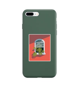 Koyu Yeşil Lansman Kılıf iPhone 8 Plus