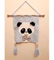 Amigurumi Panda Pano (Mavi)