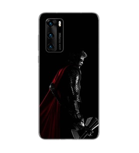 Aslan Neon Tasarım Süper Şeffaf Silikon Telefon Kılıfı Huawei P40