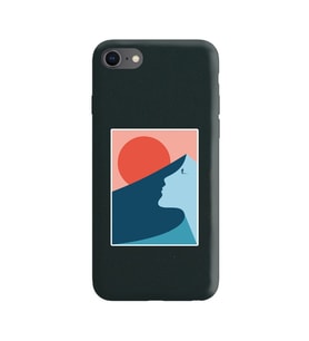 Siyah Lansman Telefon Kılıfı Iphone 8