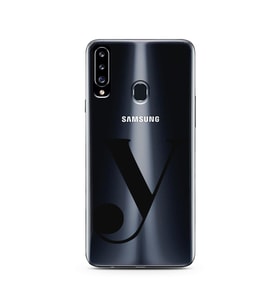 Samsung A20s Harf Tasarımlı Telefon Kılıfı Y-Harfi 