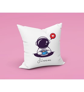 Astronot Uzay Yastığı Kişiye Özel