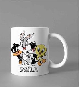 Looney Tunes Çizgi Film Kupası Kişiye Özel