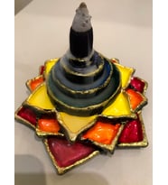 Geri Akış Lotus Tütsülük (Altın-Siyah)