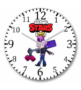 Brawl Stars  Rockabilly Mortis Duvar Saati Bombeli Gercek Cam