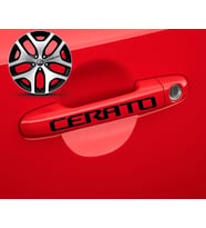 Kia Cerato Kapı Kolu Sport Sticker Yapıştırma 8 Adet