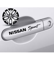 Nissan Sport Kapı Kolu Sport Sticker Yapıştırma 8 Ad