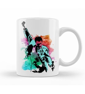 Freddie  Mercury   Kupa  Bardak  Porselen