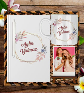 Kişiye Özel Defter Kalem Kupa Ve Fotoğraflık Seti 85967
