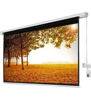 Codegen 240X200CM Cam Tozlu Motorlu Uzaktan Kumandalı Projeksiyon Perdesi (Arkası Siyah Fonlu) Sm-24