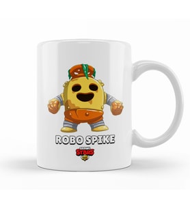 Brawl Stars Robo Spıke Kupa Bardak Porselen