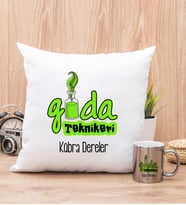 Gıda Teknikeri Yastık ve Silver Kupa Bardak