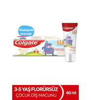 Colgate 3-5 Yaş Portakal Aromalı Florürsüz Çocuk Diş Macunu 60 ml 