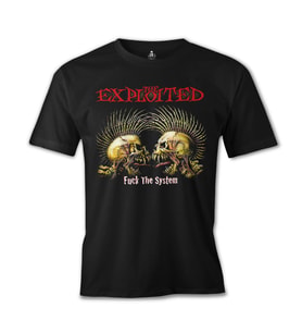 The Exploited Siyah Erkek Tshirt