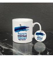Beden Eğitimi Öğretmeni Kupa Bardak ve Anahtarlık Set 002