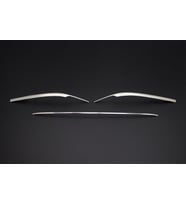 VW Passat B8 Krom Arka Tampon Çıtası 3 Parça 2015-2019 Arası