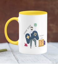 BK Gift Kişiye Özel Babalar Günü Temalı Sarı Kupa Bardak 23343s