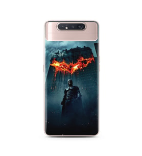 Batman Tasarım Süper Şeffaf Silikon Telefon Kılıfı Samsung A80