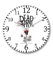 Dead By April Within My Heart Duvar Saati Bombeli Gercek Cam