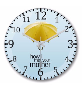 How I Met  Your Mother   Duvar Saati Bombeli Gercek   Cam