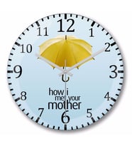 How I Met  Your Mother   Duvar Saati Bombeli Gercek   Cam