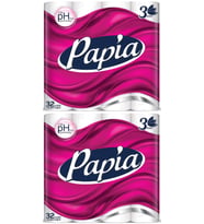 Papia Tuvalet Kağıdı (3 Katlı) 64 Lü Pk (2Pk*32)