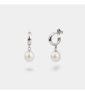 Sterling Silver Damla İnci Küpe