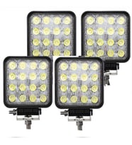 4 ADET 16 LEDLİ OFF ROAD ÇALIŞMA VE SİS LAMBASI 48WATT 12 & 24 VO