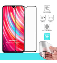 Microsonic Xiaomi Redmi Note 8 Pro Seramik Matte Flexible Ekran Koruyucu Siyah