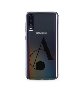 Samsung A50 Harf Tasarımlı Telefon Kılıfı A-Harfi 