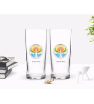 BK Gift Kişiye Özel Renkli Baskılı Adana Tasarımlı Turistik İkili Rakı Bardağı Seti-2 (Beyaz)