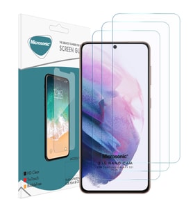 Microsonic Samsung Galaxy S21 Plus Screen Protector Nano Glass Cam Ekran Koruyucu (3 Pack)