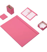 Pembe Deri Sümen Takımı 5 Parçalı