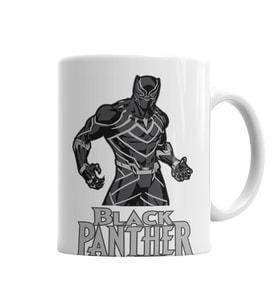 Pantera Negra Panther Kupa Bardak Porselen
