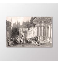 Arty Tablo Eyüp Sultan Camii ve Türbeler Sokağı Tablo (Karışık)