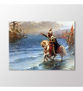 Arty Tablo Fatih'in Orduya Komuta Etmesi Tablo (Karışık)