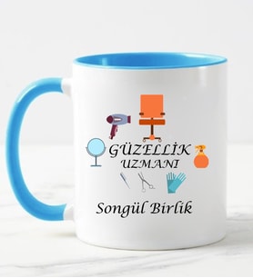 Güzellik Uzmanı Kupa Bardağı Mavi