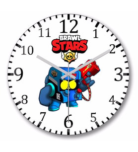 Brawl Stars 8  Bit Duvar Saati Bombeli Gercek Cam