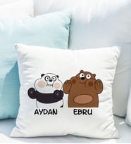 We Bare Bears Yastığı Kişiye Özel