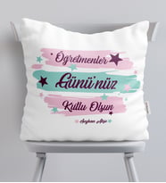 BK Gift Kişiye Özel Öğretmenler Gününüz Kutlu Olsun  Yastık  4
