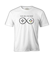 Play and Die Beyaz Erkek Tshirt