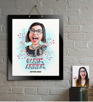 BK Gift Kişiye Özel Canım Annem Karikatür Ahşap Tablo