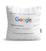 BK Gift Kişiye Özel Google Şehrin En Yakışıklısı  Yastık  1
