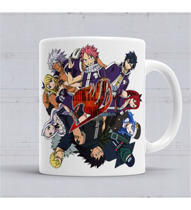 Fairy Tail Anime Erza Scarlet Happy Lisanna Straus Kupa Bardak