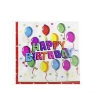 20 Adet 33cm Kağıt Peçete İyi ki Doğdun Happy Birthday