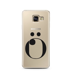 Samsung A3 (2017) Harf Tasarımlı Telefon Kılıfı Ö-Harfi 